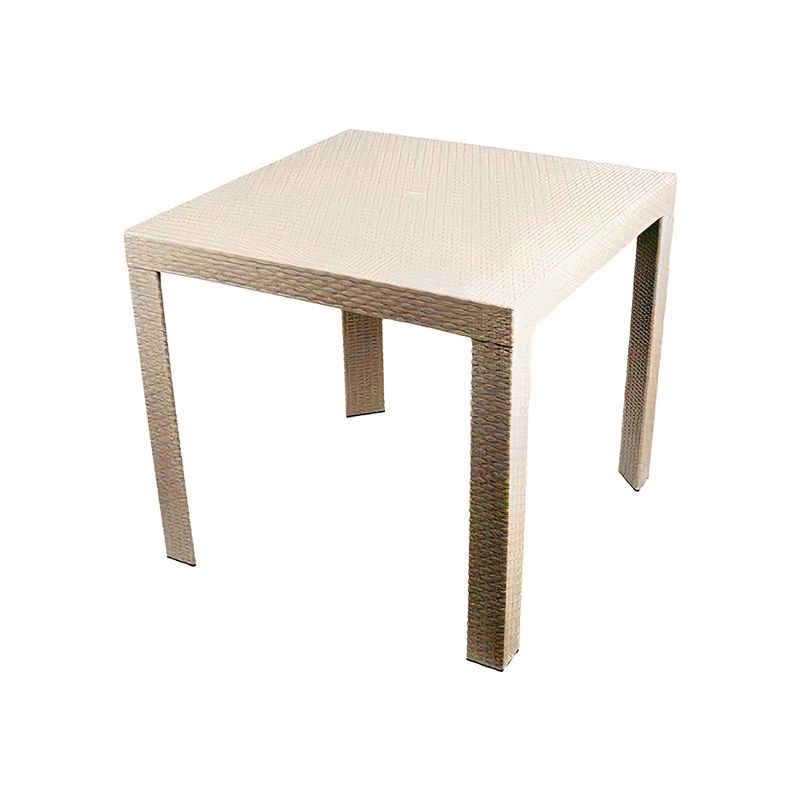 Mesa-4-puestos-coral-rattan---Avellana-Colplast