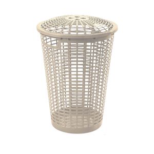 Cesta de ropa redonda Taupe Rimax
