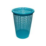 Cesta-de-ropa-con-tapa-Azul-Colplast