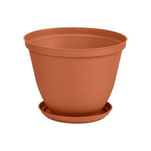 Matera redonda rafia 30 cm Terracota Rimax