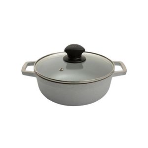 Caldero 18 cm aluminio fundido con tapa de vidrio Original N°2 Imusa