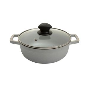 Caldero aluminio fundido 24 cm tapa de vidrio Original N°5 Imusa