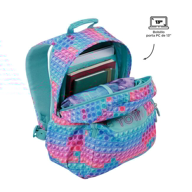 Morral gommas pupit Totto