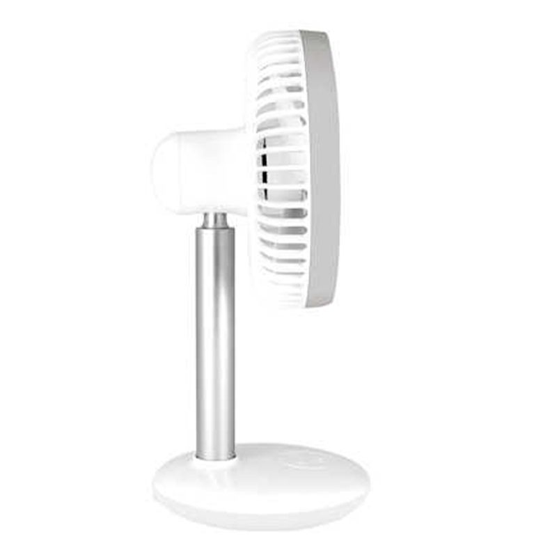 Ventilador De Mesa Recargable Blanco Kalley