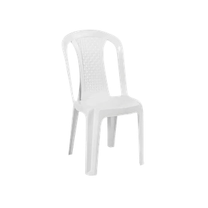 Set x6 sillas nogal sin brazos blanca Vanyplas