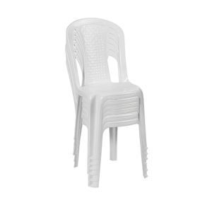 Set x6 Sillas Bambú Blanca Vanyplas