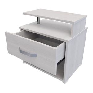 Mesa de noche blanco Maderkit