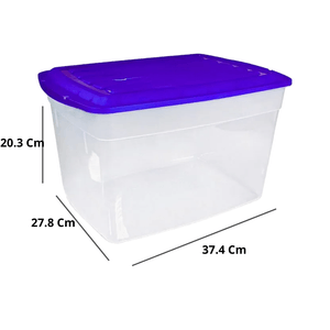 Contenedor de alimentos organizadora turin N°1 alta 14 litros Kendy