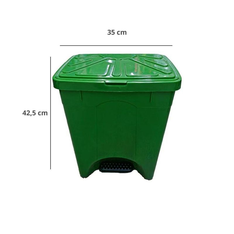 Papelera-de-pedal-26-litros-Verde-Kendy