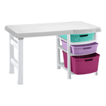 Escritorio-infantil-plastico-tricolor-para-niña-marca-Rimax