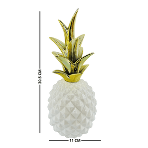Piña Decorativa en Cerámica GH 11x30,5 cm