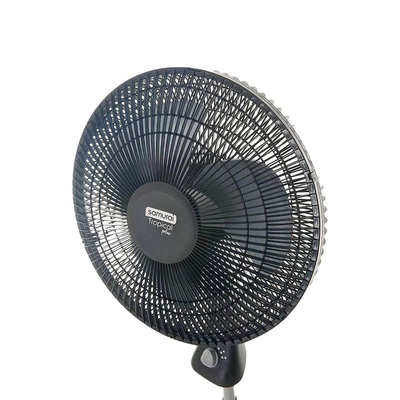 Ventilador-Tropical-Plus-18-Pulgadas-3-Velocidades-Negro-Samurai-potente-y-resistente-ideal-para-climas-calidos-y-espacios-amplios.