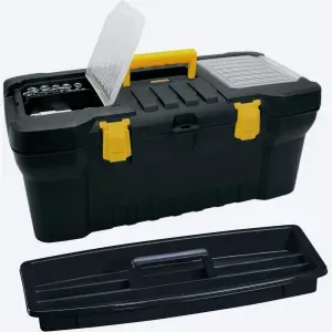 Caja de herramientas 24 pulgadas con cerradura  Negra Rimax