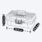Caja-de-herramientas-organizadora-14-pulgadas-Negro-Rimax