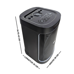 Parlante bluetooth 60w negro Gh