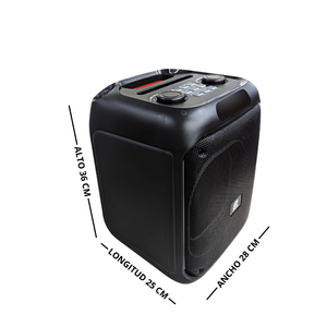 Parlante bluetooth 60w negro Gh