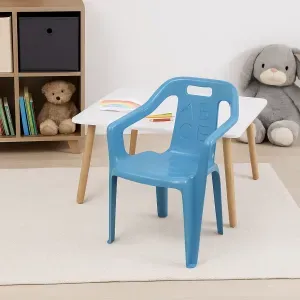 Silla Infantil Peletizada Colplast – Azul Hortensia