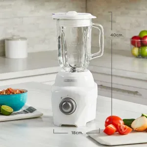Licuadora 2 Velocidades Blanca Black+Decker