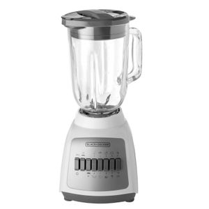 Licuadora Durapro 10 Velocidades Blanca Black+Decker