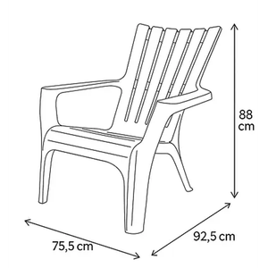 Silla nautica wengue Colplast