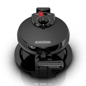 Wafflera Giratoria Negra Black+Decker