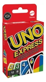 UNO Express Mattel – Juego de Cartas Portátil