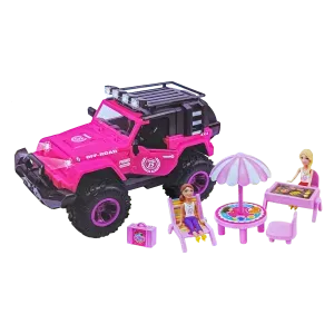Set Muñeca con jeep y accesorios 8028 Gh
