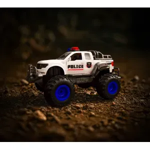 Carro RC Police Climber con Efecto de Humo, Luces LED y Control Remoto 2.4 GHz