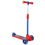 Patineta infantil Spiderman 3 ruedas con luces
