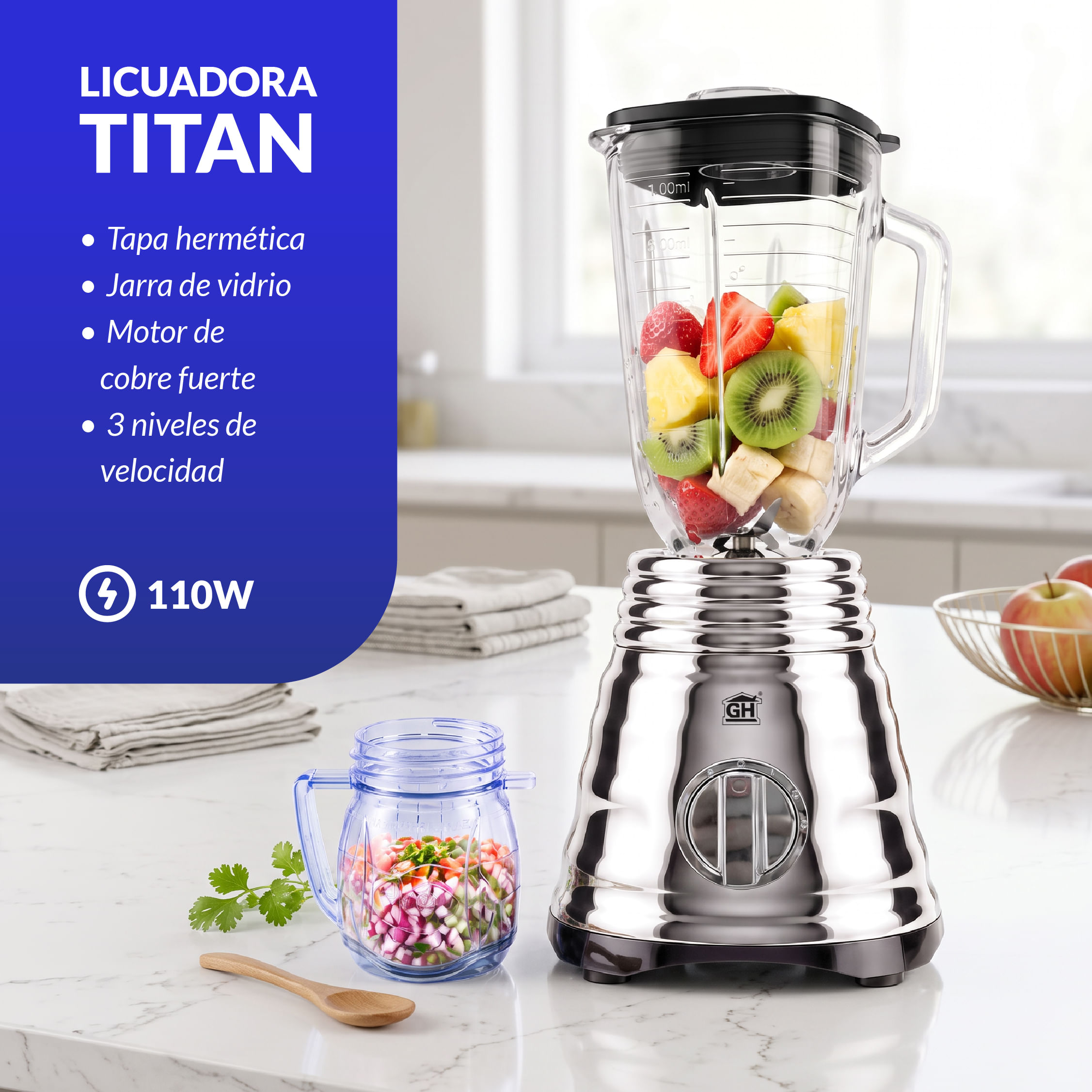 Licuadora titan gh486 ambientada